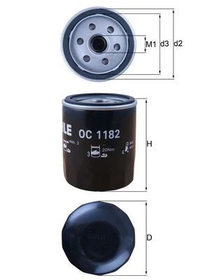 Yağ Fi̇ltresi̇ Mazda 3 09-12 6 02-07 Cx-7 09-13