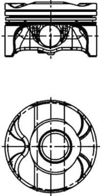 Pi̇ston Segman 84.00mm Std BMW N43 B20 E60 E87 E90 E92 E93