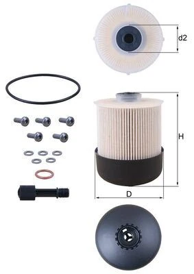Yakıt Filtresi Mercedes Citan Om607 W415 12> . Renault Clio IV 12> Captur I 13> Express 21> K9k 1.5 Dci