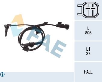 Ön ABS Tekerlek Hiz Devi̇r Sensörü Opel Insi̇gni̇a A 08 17 1.4-1.4 Lpg-1.6-1.6 T-1.8-2.0 T-2.0 E85t