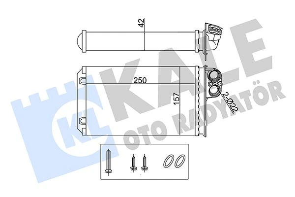 Kalori̇fer Radyatörü 406 97-04 282x181