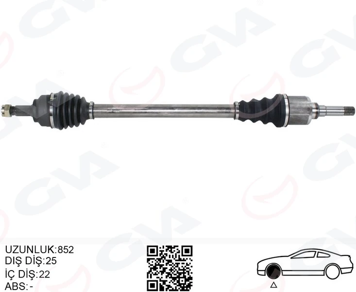 Komple Aks Sağ Ön Psa 207 Wa.wc 1.4 Hdi M-T 06-12