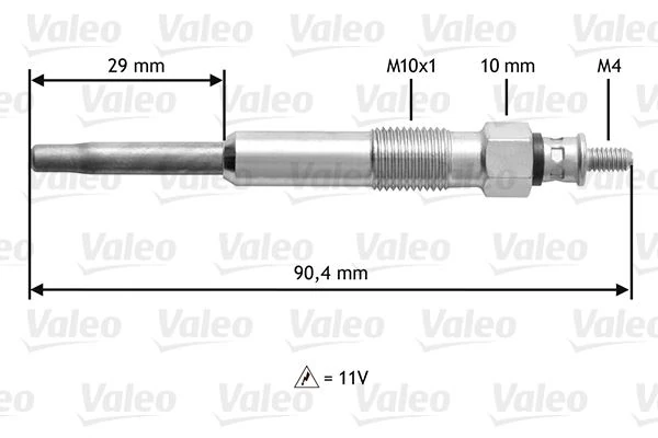 Kızdırma Bujisi Partner-Berlingo-Jumpy-Scudo-Xsara-P206-P306-Expert-C15 1.9 D Dw8-Dw8b 00 P106-Saxo-Xsara-Ax-Zx Tud5 1.5 Dizel 94