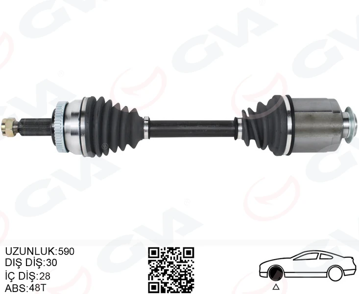 Komple Aks Ön Sağ Absli Hyundai Ix35 2.0 Crdi A-T 10-- Kia Sportage 2.0 Crdi A-T 10 -