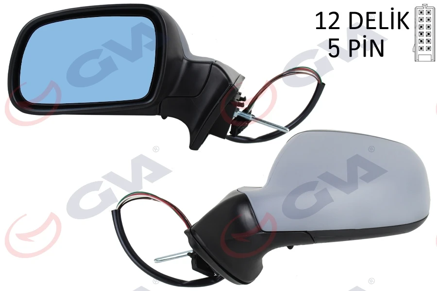Dış Di̇ki̇z Aynası Sol 407 05> Elektri̇kli̇ Isitmali Mavi̇ Cam Astarli Konveks 5 Fi̇ş Vm-204ehpl