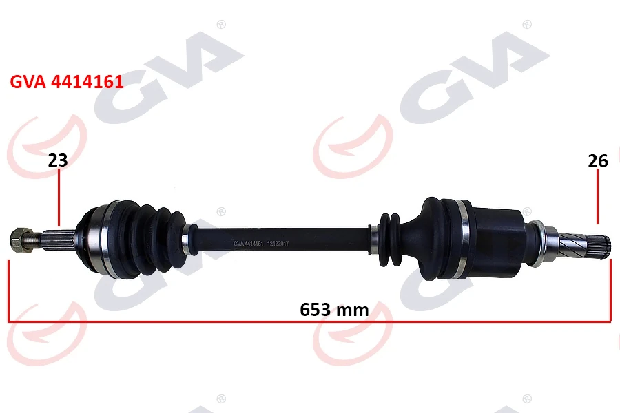 Komple Aks Sol Clio III 1.5 Dci 05-Logan 1.4-1.6-1.5 Dci̇ 07-653mm