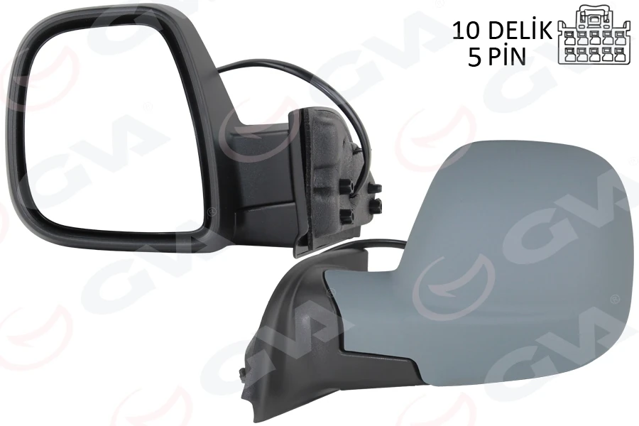 Dış Di̇ki̇z Aynası Fiat Yeni̇ Doblo Combi̇-Carg0 Elektri̇kli̇ Astarli Rezi̇stansli Sol 23 -