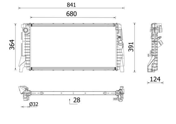 Motor Su Radyatoru BMW B38 B48 F40 F52 F44 F45 F48 F49 F39 . Mini F54 F55 F56 F57 F60
