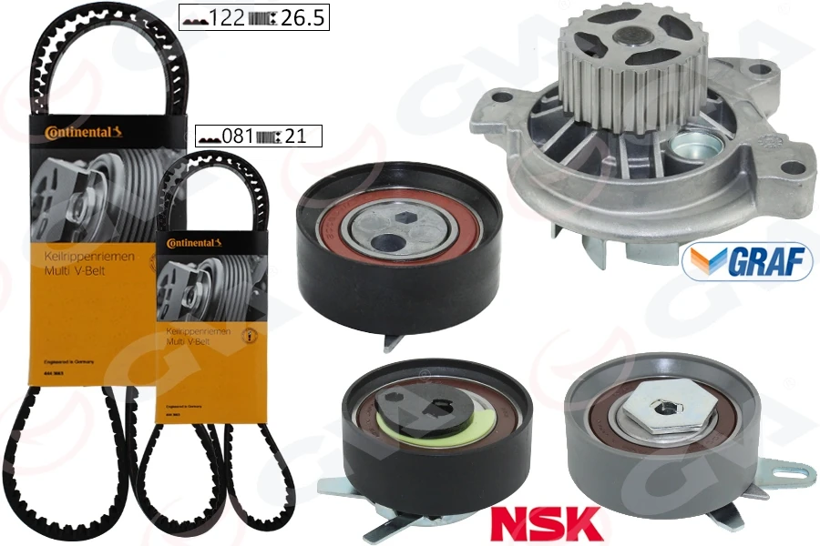 Devi̇rdai̇mli̇ Tri̇ger Seti̇ 122x26.5-081x21 T4 2.5tdi-Lt35 2.5tdi Acv-Anj-Avr