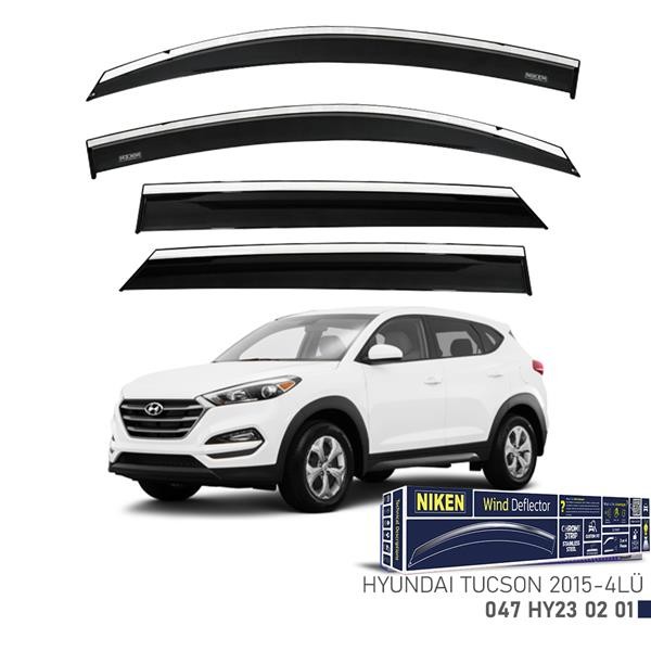 Kromlu Cam Rüzgarliği Hyundai Tucson 2015-4lü