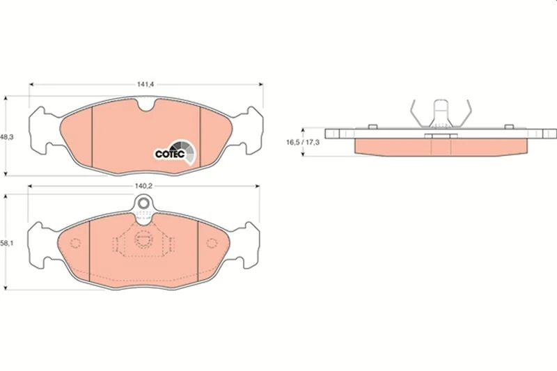 TRW Fren Balatası Ön Opel