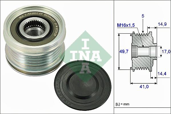Alternator Kasnagi Mercedes W168 W169 W414 . Mitsubishi Colt 1.5 Did 04>12