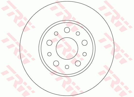 Fren Di̇ski̇ Arka Fiat 500 L 12> Egea 15> 1.0 1.3 Mtj 1.4 1.6 Mtj 15> 251x41x5 Deli̇k