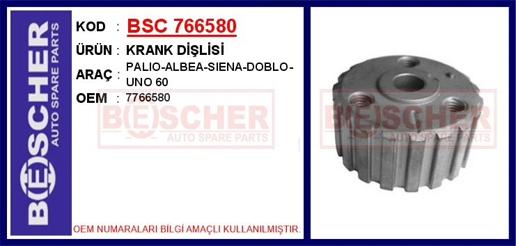 Krank Di̇şli̇si̇ Palio-Albea-Siena-Doblo-Uno 60