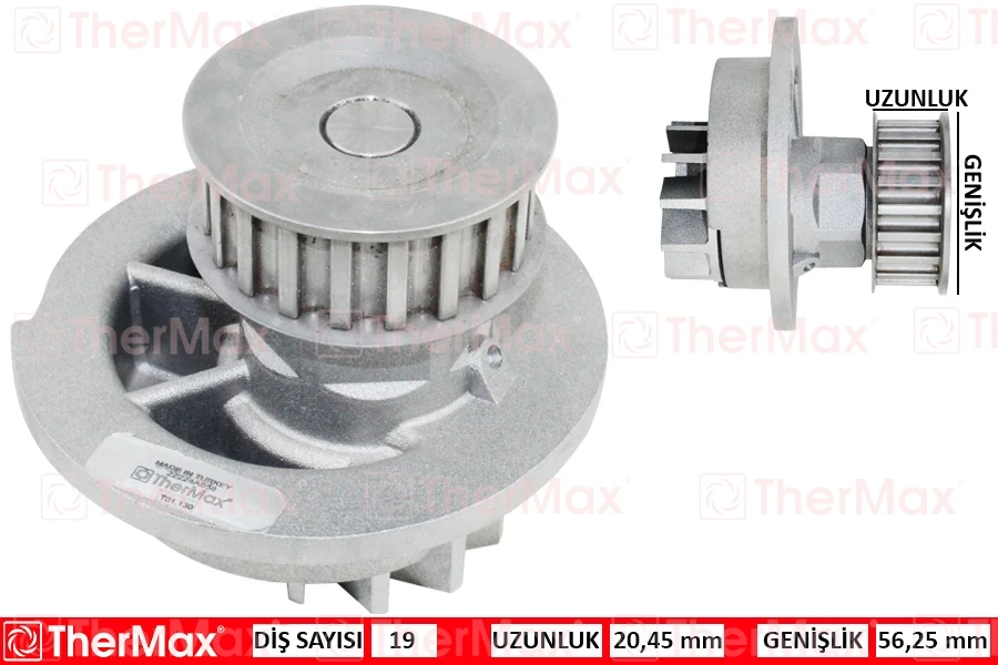 Devi̇rdai̇m Chevrolet Kalos 1.4 Rezzo 1.6 05 > Daewoo Kalos 1.4 02 > Lanos 1.4 1.5 97 > Pa694