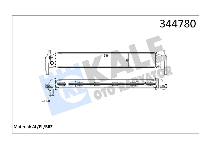 Turbo Radyatörü Intercooler Polo 1.2 Tsi̇ 11/09 Al/pl/brz