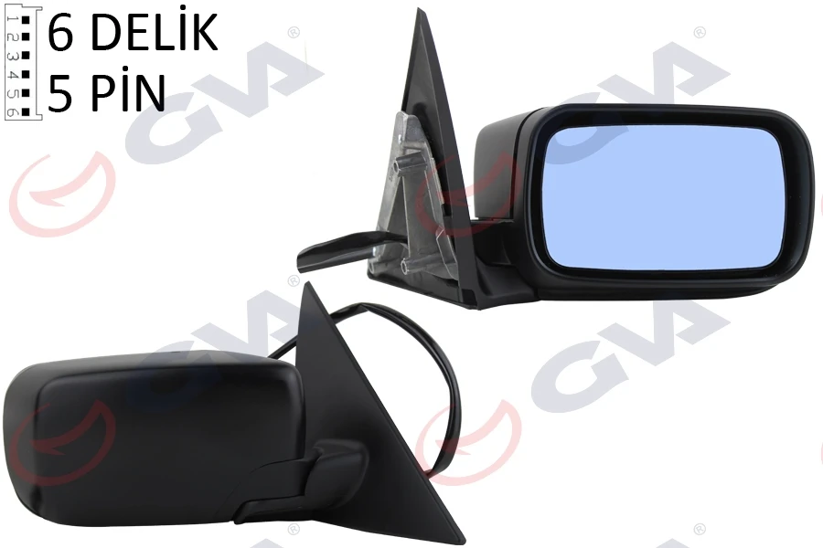 Dış Di̇ki̇z Aynası Sağ 3 E46 98> Elektri̇kli̇ Isitmali Astarli Asferi̇k