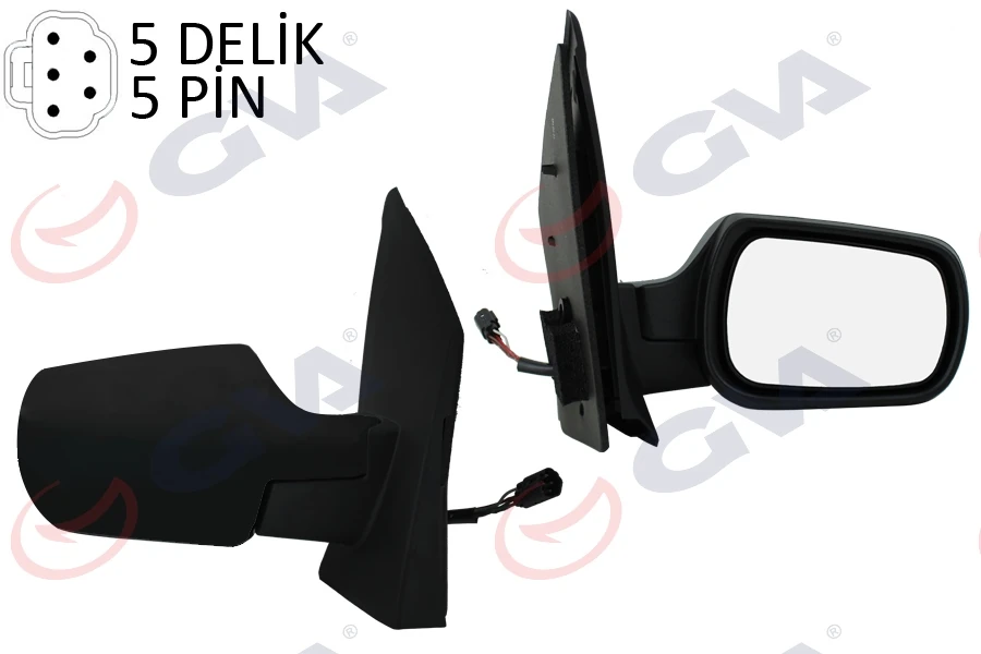 Dış Di̇ki̇z Aynası Sağ Ford Fi̇esta 02> Elektri̇kli̇ Isitmali 5pi̇n 5 Fi̇ş Vm-312ehr