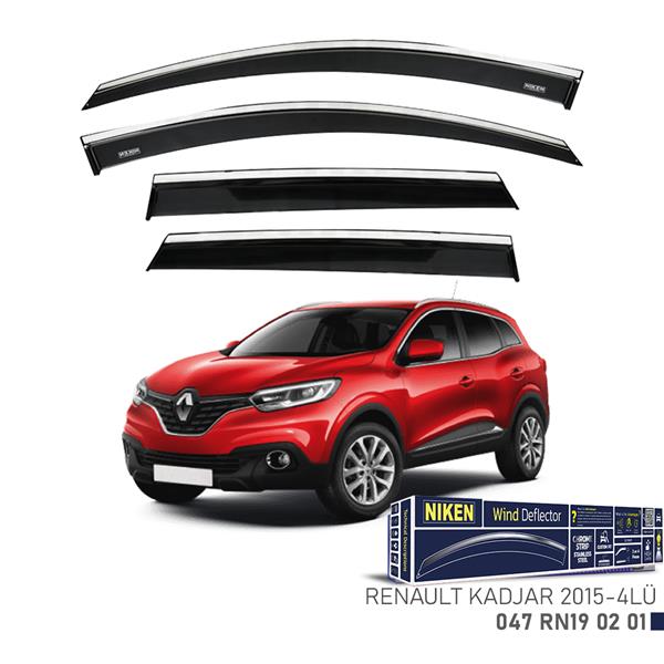 Kromlu Cam Rüzgarliği Renault Kadjar 2015-4lü