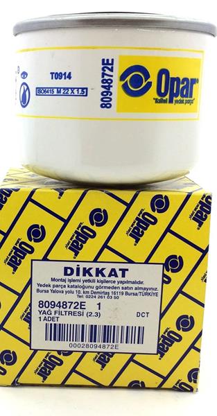 Opar Yağ Filtresi Renault