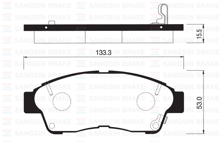 Ön Fren Balata Toyota Corolla 1.6l 4a-Fe Enjeksiyonlu Ae101 Ae111 92-00 / Carina E. Corona 2.0l 3s-Fe St191 St191e 92-98 / Rav4 2.0l 3s-Fe Sxa10 95-00