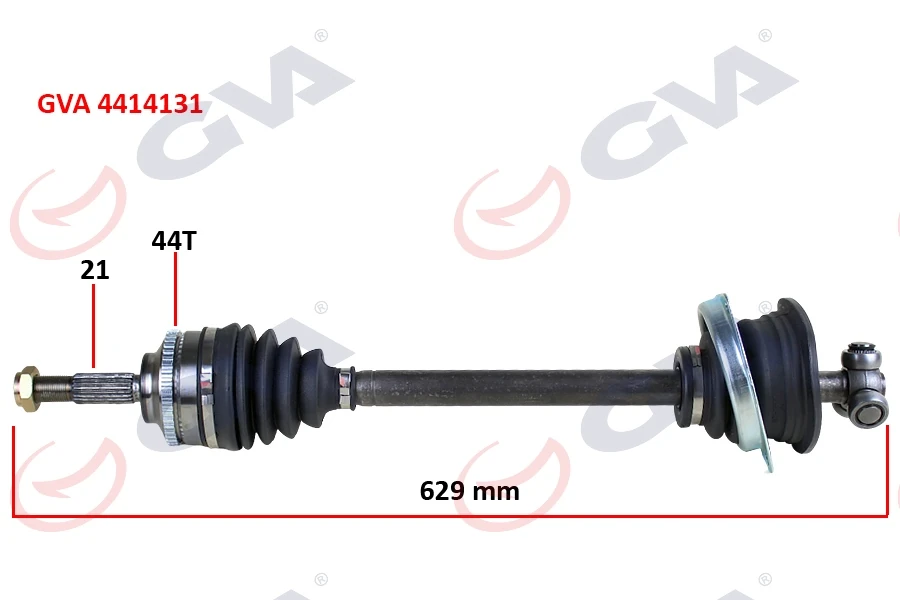 Komple Aks Sol Clio II 1.5dci 98-05 ABS Li̇ 44di̇ş 629mm Yayli