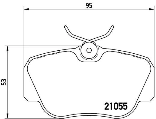 Fren Balatasi Ön Mercedes W201 83>93