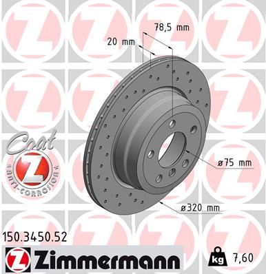 Fren Diski Arka BMW X5 E70 Lci F15 X6 E71 F16 Deli̇kli̇