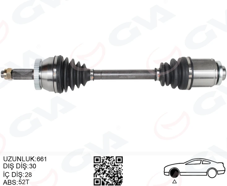 Komple Aks Ön Sağ Absli Hyundai Santa Fe Cm 2.2 Crdi A-T 06-12