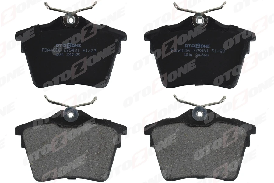Arka Fren Balatasi P307 00>09 P308 07>14 Partner 08> Partner Tepee 08> Berlingo 08> C4 04>16 Xsara Picasso 99>11 Ds4 15>18