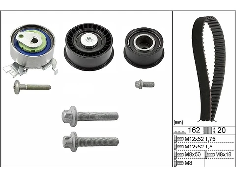 Eksantri̇k Gergi̇ Ki̇ti̇ 162x200 Astra G-Corsa C-Vectra C-Meriva A-Zafira A 1.4-1.6-1.8 16v Z16xe-Z14xe