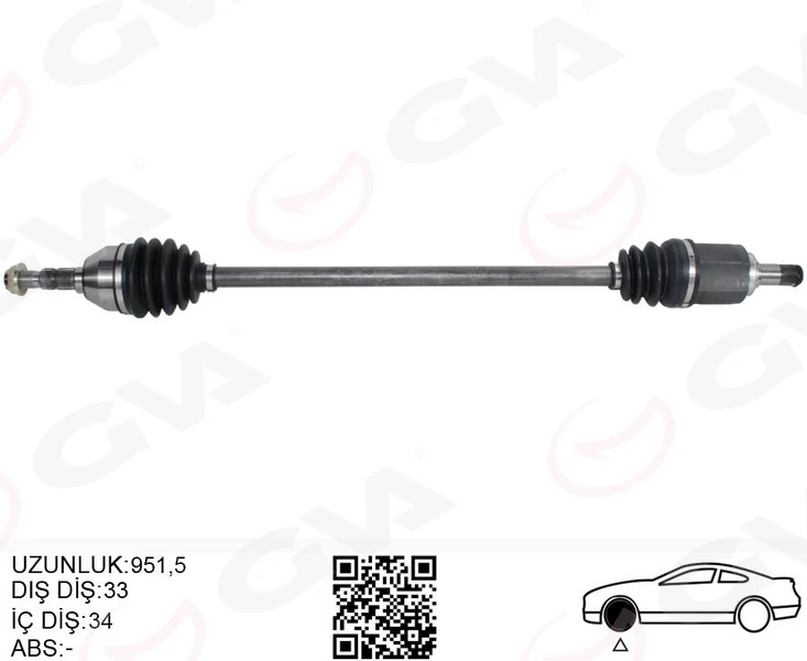 Komple Aks Ön Sağ Opel Astra J 1.4 T-1.6i A-T 09-16