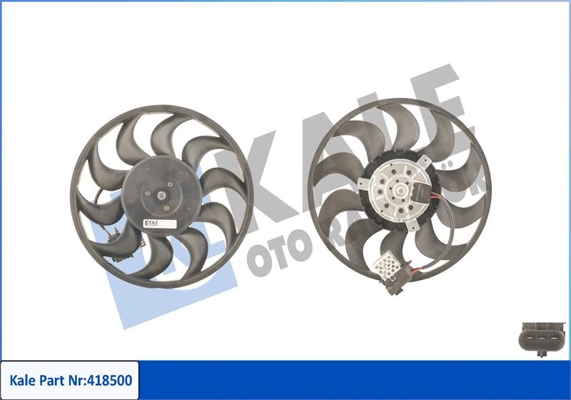 Su Radyatör Fan Motoru Pervaneli̇ 1.3-1.6-1.9 Astra H-Zafira B 280w-315mm