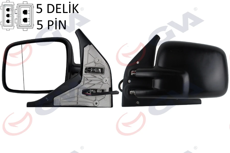 Dış Di̇ki̇z Aynası Sol Transporter T4 96> Elektri̇kli̇ Isitmali Asferi̇k Vm-186ehal