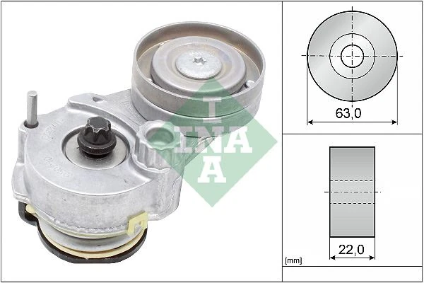 Alternatör Gergi̇ Rulmanı Astra G-H-J-Corsa D-Insignia-Meriva-Vectra C-Zafira-Cruze 1.6-1.8