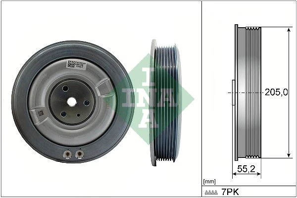 Krank Kasnagi Volvo S60 III 20 S90 II 20 V60 II 20 Xc40 19 Xc60 II 19 Xc90 II 19-B4-B5-B6 Mild-Hybrid