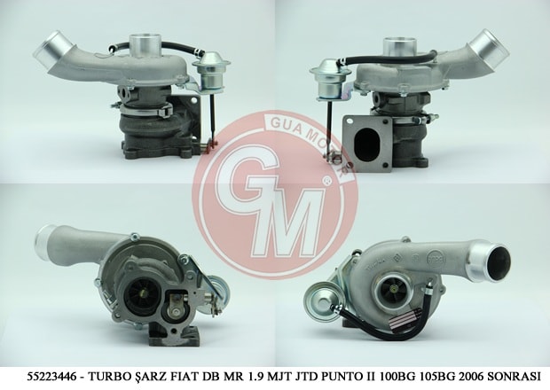 Turbo Şarj Fiat Doblo Mari̇a 1.9 Mjt Jtd Punto II Sti̇lo 100bg 105bg 2006 Sonrasi