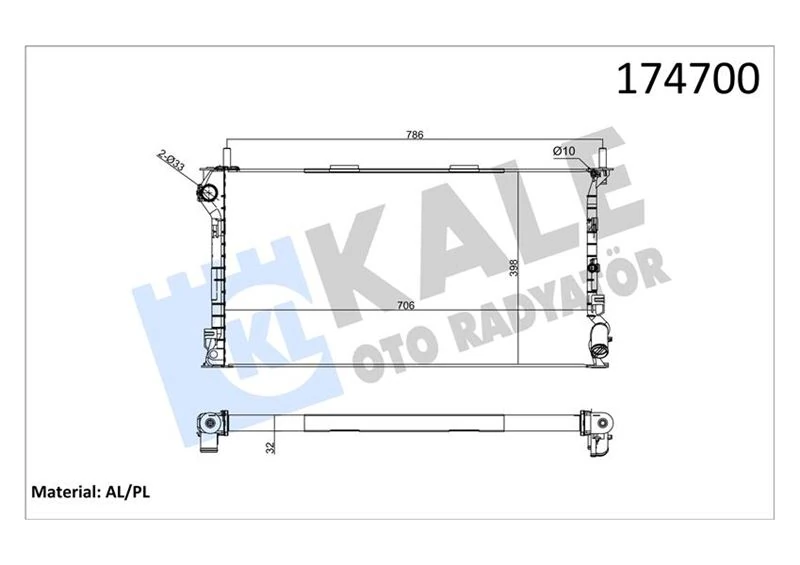 Motor Su Radyatoru Connect 1.8tdci 75ps 90ps 110ps 02>klimali 2 Sira Al Pl