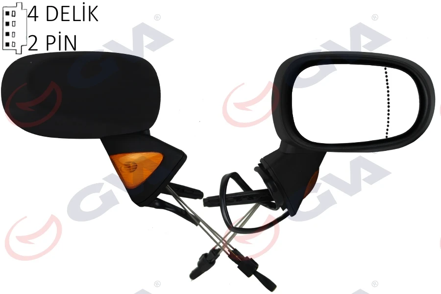 Dış Di̇ki̇z Aynası Sağ Modus 04 Mekani̇k Si̇nyalli̇ Sensörlü Konveks Vm-120sr