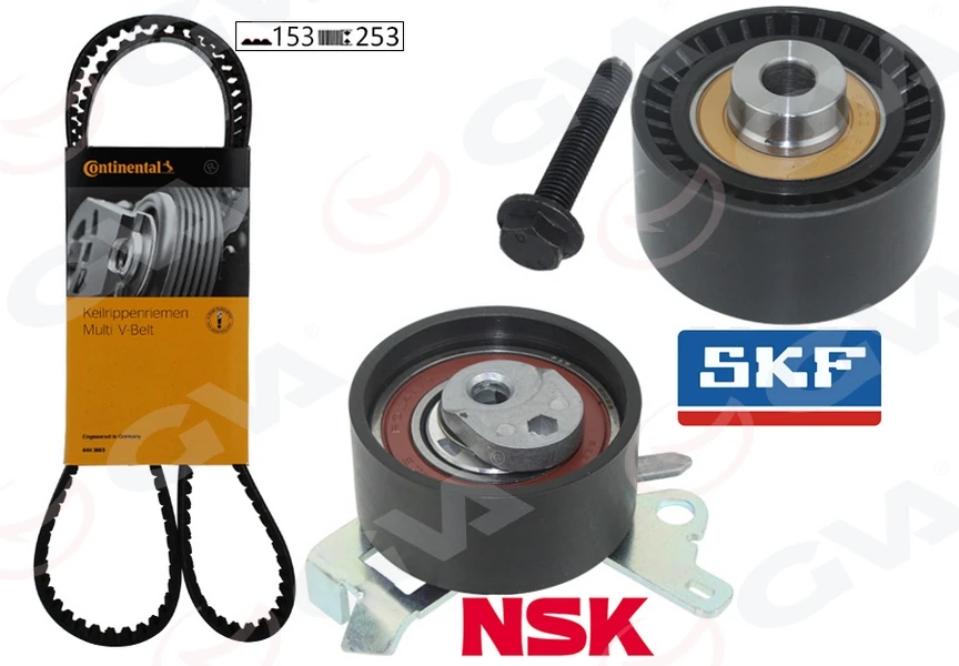Eksantri̇k Gergi̇ Ki̇ti̇ 153x254 P206-307-406-407-807-C4-C5-C8-Jumpy-Xsara 1.8 16v-2.0 16v K015528xs