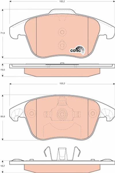 Ön Balata C4 Picasso 06 >11 > P5008 1.6 16v-2.0 16v-2.0 Hdi 08 >12 >p3008 12 > Ds4 11 > Ds5 12 >