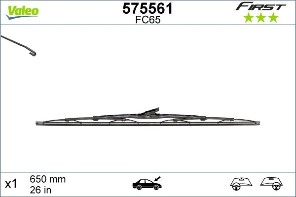 Si̇lecek Süpürgesi̇ 65cm X1 Normal Ti̇p Fi̇rst Üni̇versal