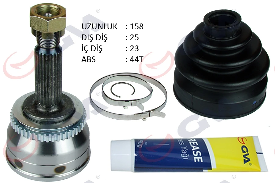 Aks Kafasi Dış Hyundai Accent Admire 1.5l D3ea Crdi 3 Silindir 02-05 ABS Li 25x23x50-ABS 44 Dış
