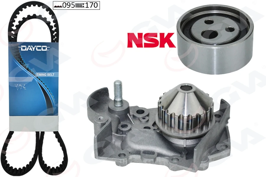 Devi̇rdai̇mli̇ Eksantri̇k Gergi̇ Ki̇ti̇ Renault Clio I 90>98 R19 88>95 Megane I 96>99 095x170 1.2-1.4-1.6