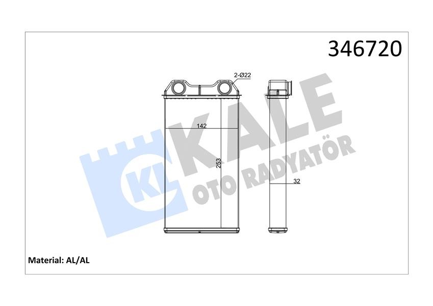 Kalori̇fer Radyatörü Traffic II-Vivaro 06 265x149