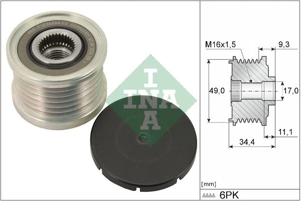 Alternator Rulmanı BMW E81 E87 E82 E88 E46 E90 E91 E92 E93 E60 E83 E84 E85