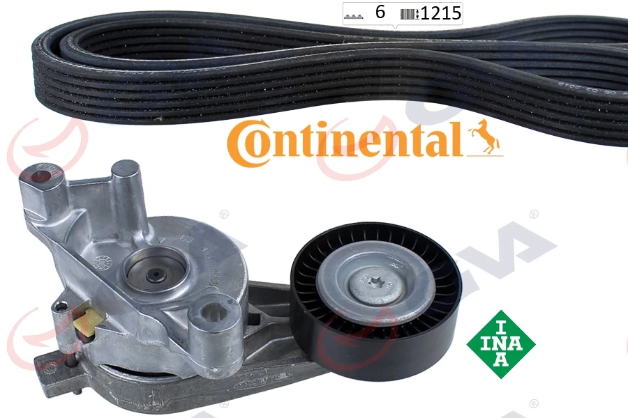 Alternatör Gergi̇ Ki̇ti̇ Kütüklü Caddy 04-10 Bjb-Bls-Golf V Bxe-Transporter Axb 1.9 TDI 6dpk1215