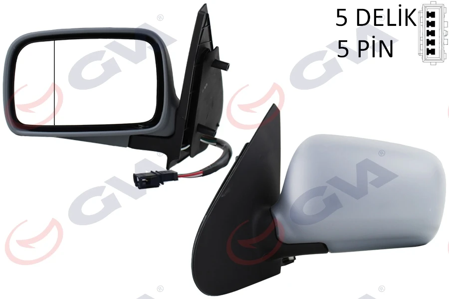 Dış Di̇ki̇z Aynası Sol Polo 94 Elektri̇kli̇ Isitmali Konveks 5 Fi̇ş Vm-184l