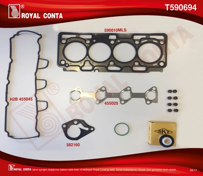 Üst Takım Conta Skt Keç Sub.l Megane III-Fluence-Clio III-Kangoo-Scenic III-Duster-Logan-Sandero 1.5dci̇