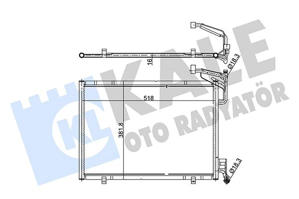 Klima Radyatoru Kondenser Ford B Max Fiesta Vi 12 1.0 Ecoboost